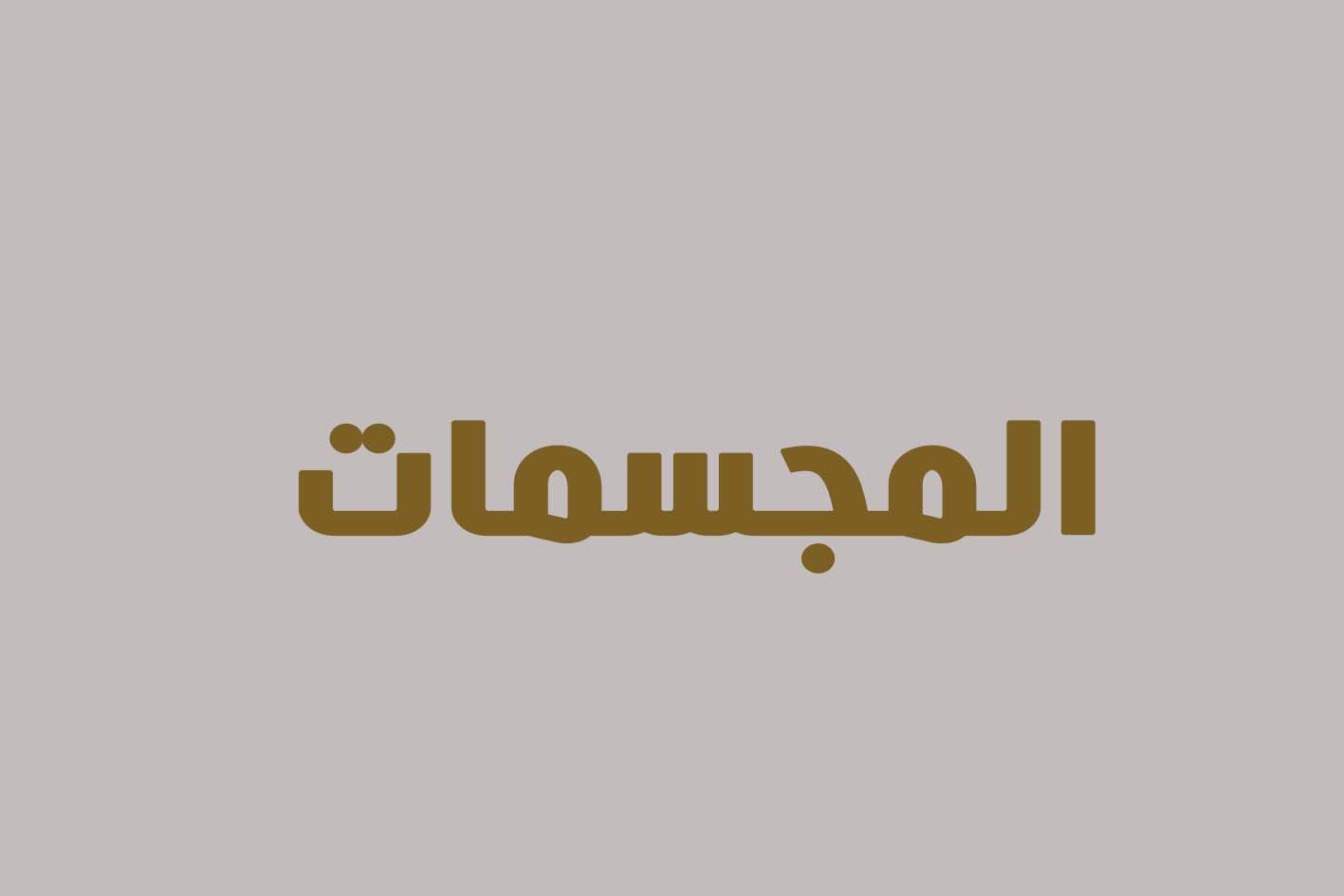 المجسمات