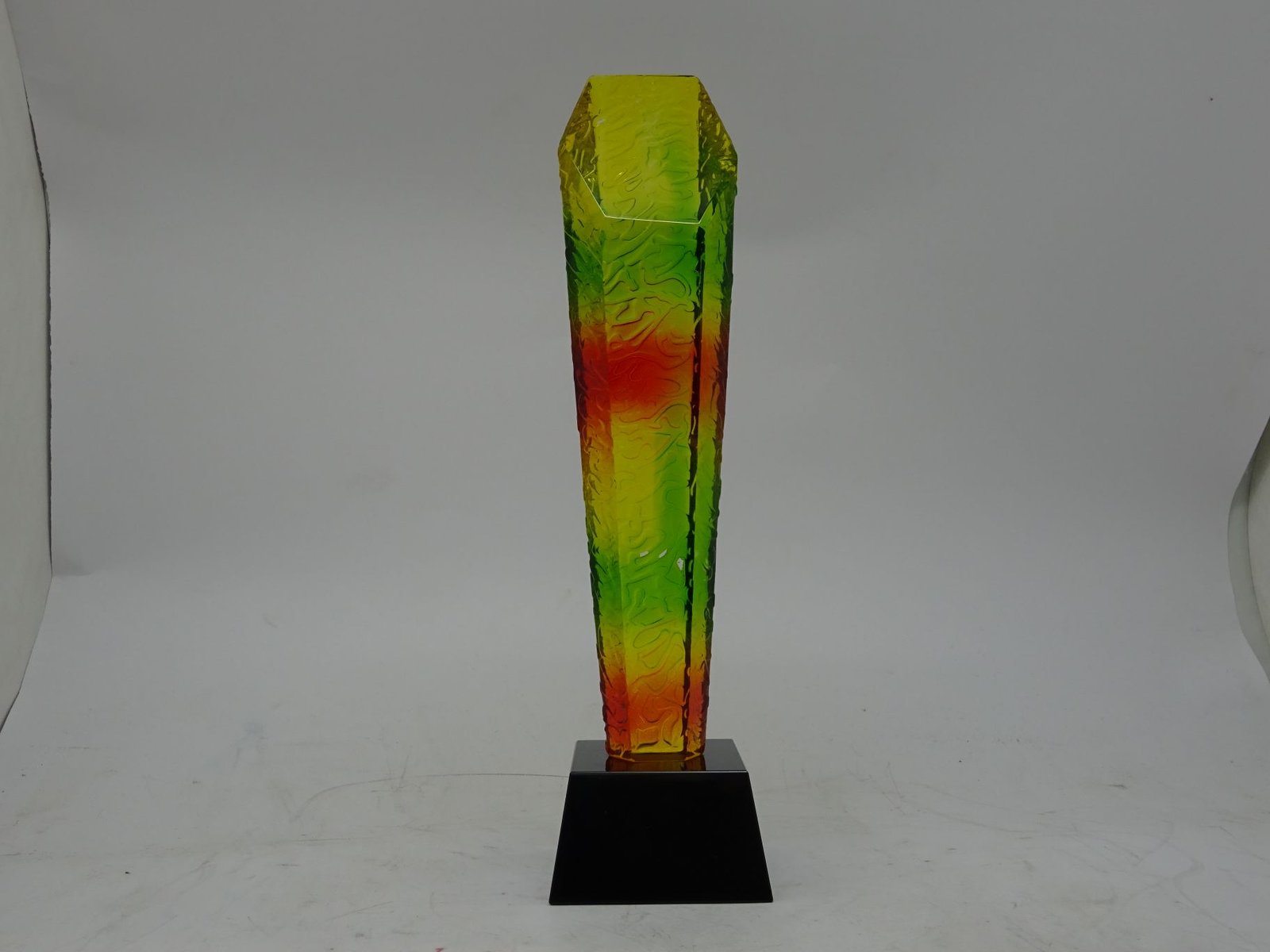 مجسم جمالي كريستال بلجيكي تكريم مميز3